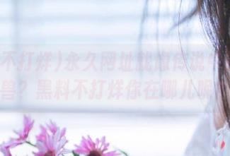 永久网址就像传说中的独角兽？黑料不打烊你在哪儿呢？